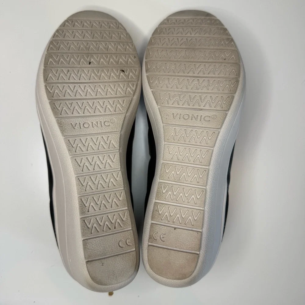 Vionic Black Jacey Slip On Wedge Shoes Size Women’s US 7.5 GUC